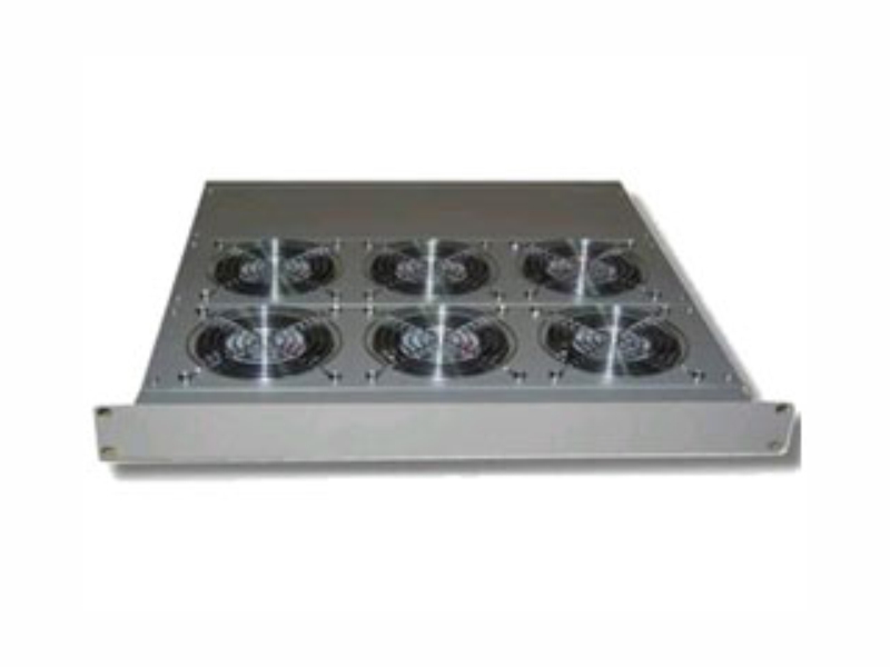 1U AC fan tray unit with 6 fans