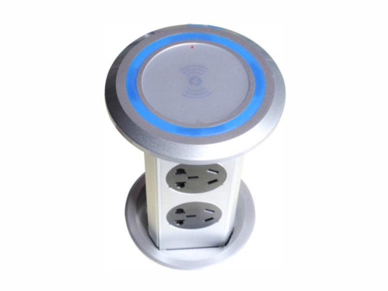 Type socket with wireless charging